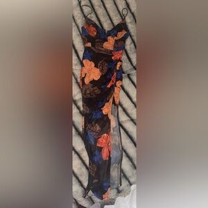 Colorful Abstract Print Dress